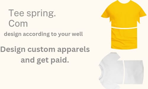 Teespring zero investment website for student