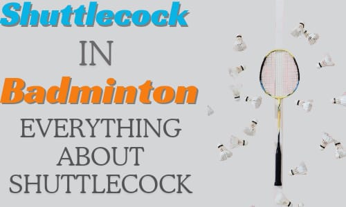 shuttlecock in badminton