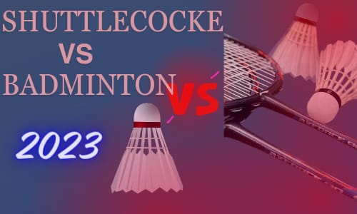shuttlecock vs badminton